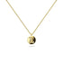 Solid 925 Sterling Silver Initial Alphabet Personalised Disc Necklace